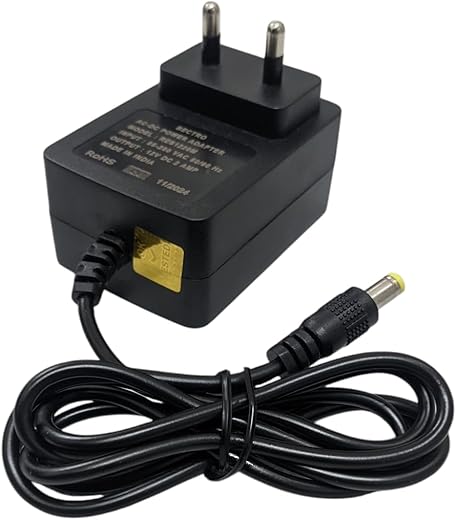 Bectro 12V 2 Amps Compact DC Switch Mode Power Adapter/Supply for LED Striplight, CCTV Camera, DC Motor, Battery Charging, Vending Machine, Toys,…