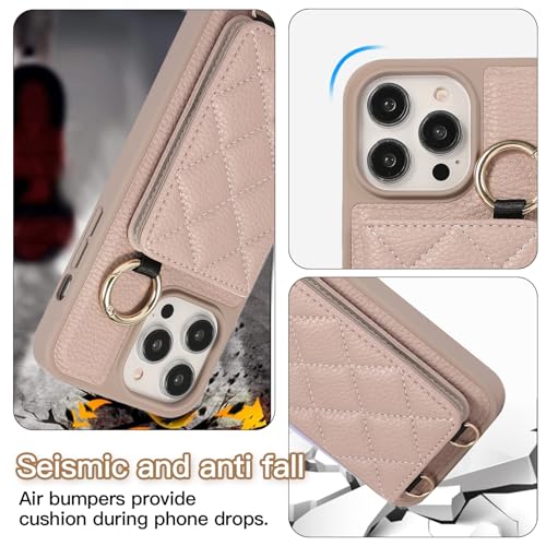 Coque iPhone 16 fine kaki éliminant les risques de chute avec son anneau - 4