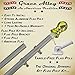 Flag Pole Kit: Includes Tangle Free Flag Pole, Flagpole Bracket and American Flag - Made in USA. Great for Residential or Commercial. (Brushed Aluminum)