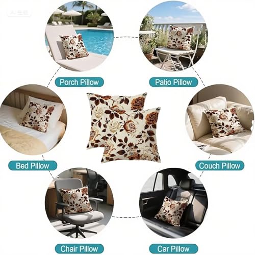 Housse coussin 60x60cm velours imperméable double face avec zip - 7