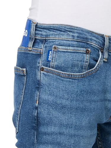 HUGO Zane Extra Slim Jeans, Light Blue Rinse (31-32)3