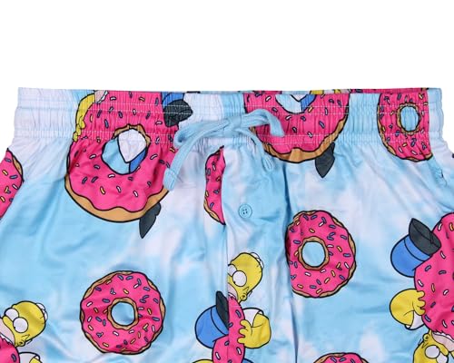 The Simpsons Homer Simpson Tie Dye Sprinkles Donuts Adult Lounge Pajama Pants For Men3