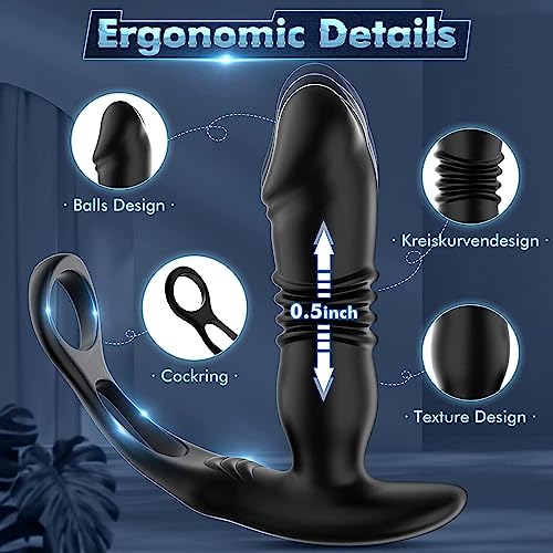 Stimulateur prostate homme vibrant et plug anal pour couples - 3
