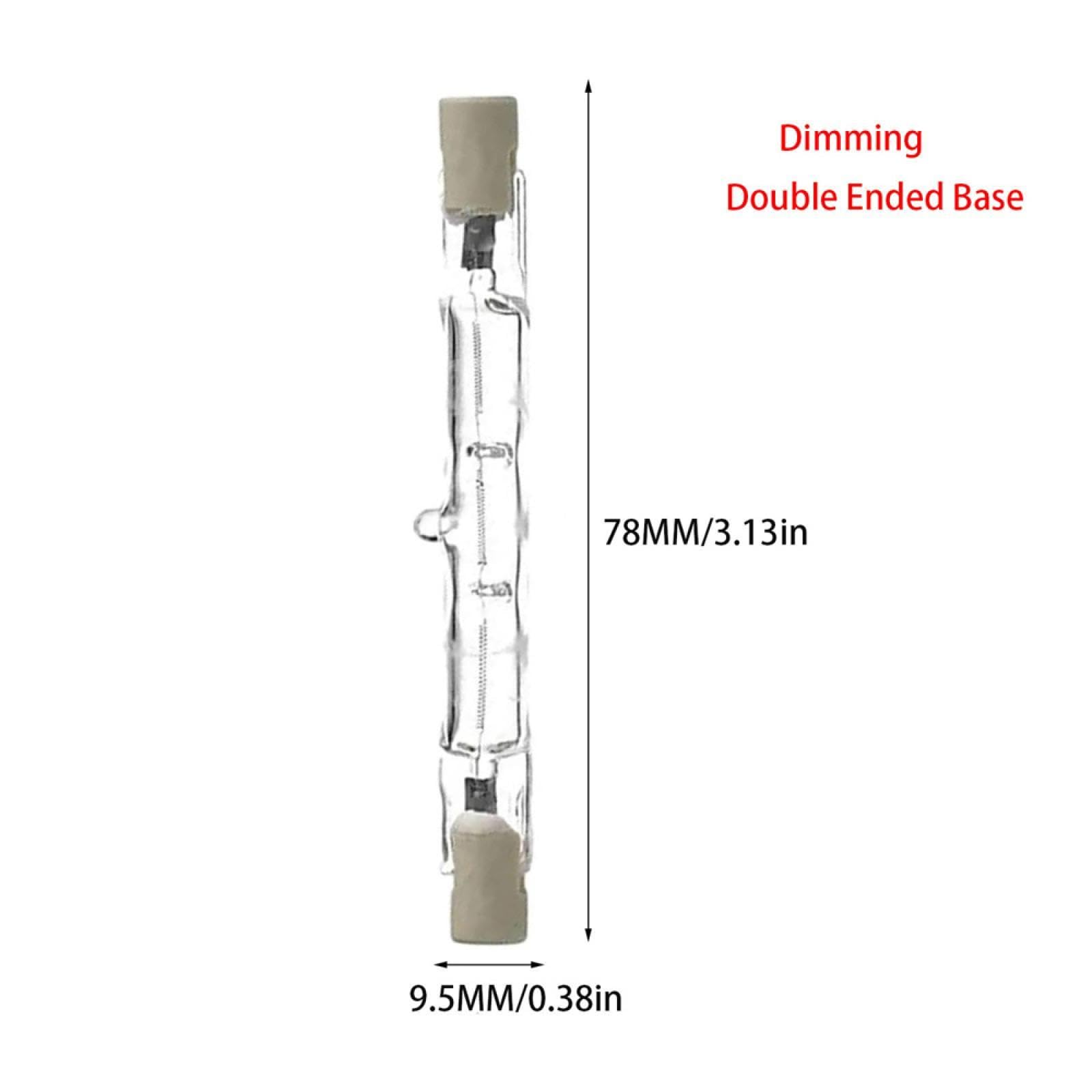 Halogenlampe R7S 78 mm 100 W dimmbar Halogenlampen R7S 254 mm 1500 W J Typ Linear 118 mm 200 W Leuchtmittel R7S mit doppeltem Ende 189 mm 1000 W 20 Stück 254 mm-1500 W