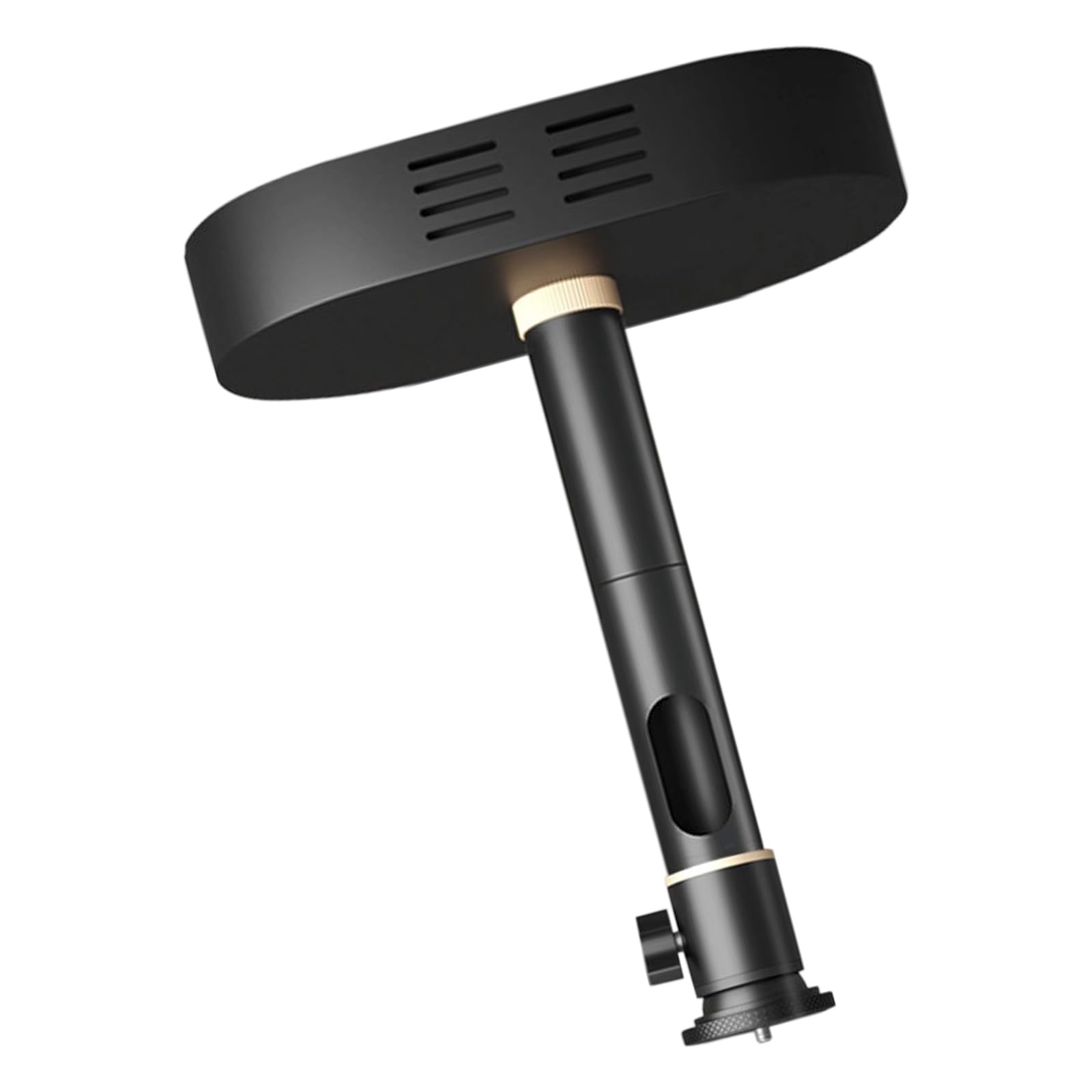 Soporte de techo para proyector de metal, rosca 1/4 para una fácil integración, longitud ajustable, rotación de 360 grados, rosca de visión flexible