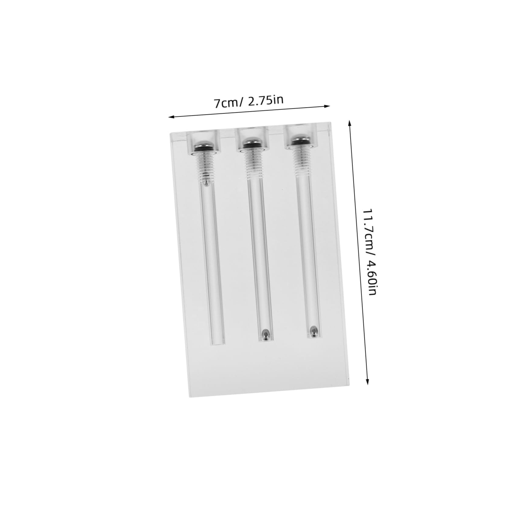 BRIGHTFUFU 1Set Engine Oil Quality Tester Viscosity Comparison Tool for Automotive Transmission Oils Durable Acrylic Design Easy to Use Oil Pressure Testing Kit