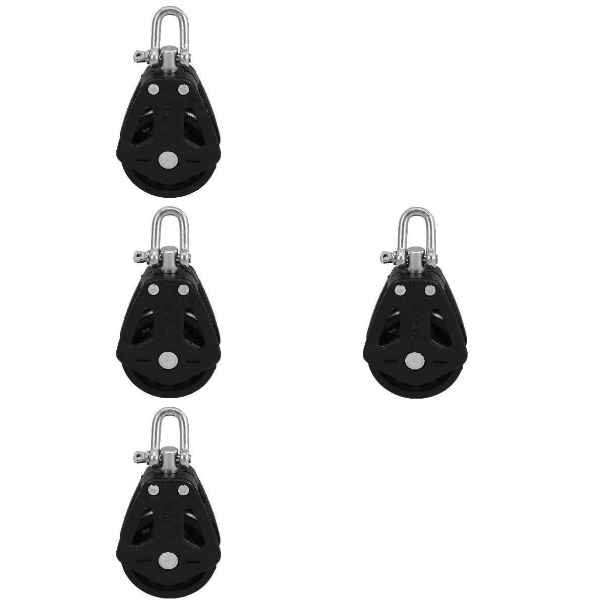 Anneome 4pezzi Pulegge per Sollevamento Puleggia Nylon per Attrezzature Palestra Accessori per e Facile Installare