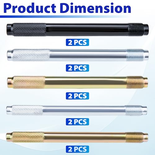 Image of 10 PCS Automotive Wheel Alignment Tool, Car Tire Alignment Stud Pin Kit, Steel Alloy Lug Bolts Mounting Tools for Mechanics, Positioning Balancing Tools for Changing Tires on Cars with Lug Bolts