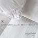 White Cotton Comforter King Size, Cotton Duvet Down Alternative Fill Quilted Duvet Insert, Fluffy, Warm, Soft Medium Weight for All Season Soft Quilted Down Alternative