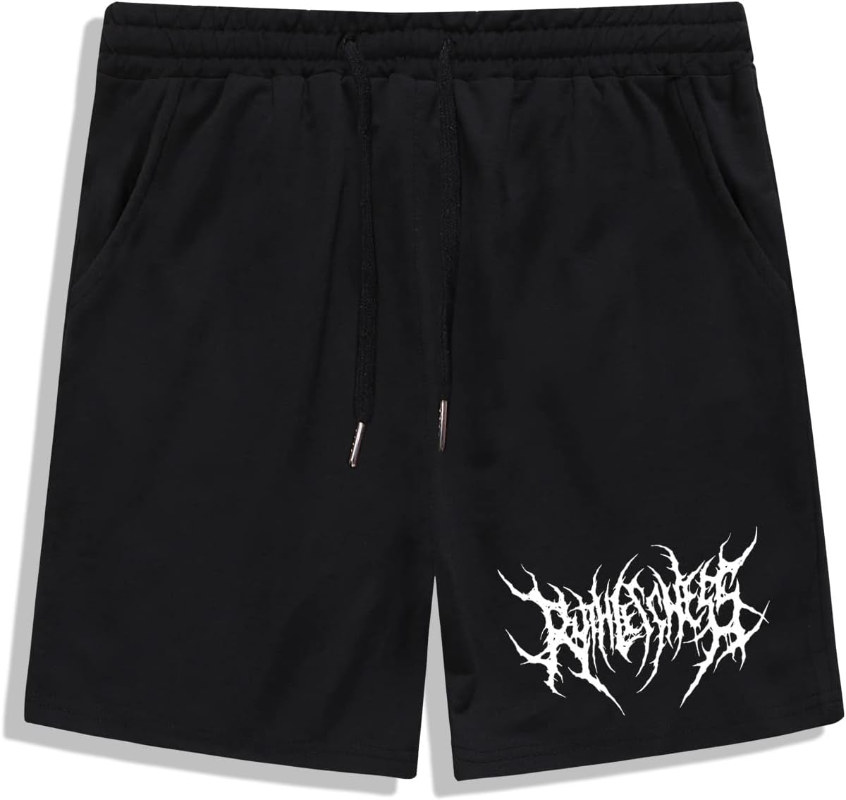 Men's Graphic Drawstring Shorts Athletic Sport Gym Workout Shorts