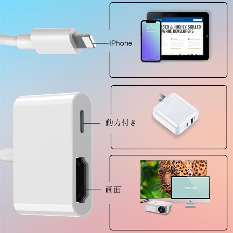 iPhone13pro 256GB＋ ライトニングデジタルAVアダプタHDMI Amazon.co.jp: [Apple MFi認証] Lightning - HDMIデジタルAVアダプター