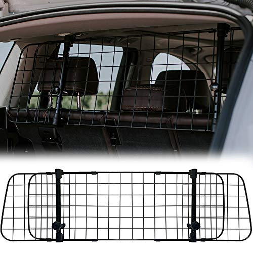 NEEZ Rejilla de protección para el maletero de para perros, rejilla de separación universal para el coche, rejilla de transporte, protección para el maletero para perros para transporte seguro