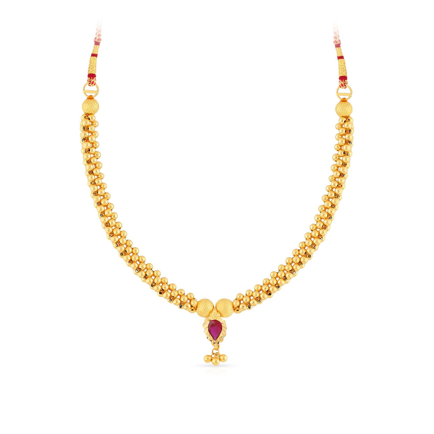 Malabar Gold & Diamonds Gold Necklace for Women 22k | Traditional Gold Thushi necklace 22kt | 22 kt (916) BIS Hallmark Gold Tushi for Birthday, Anniversary, Diwali & Festival Gift (B0CHSC2KY3) Amazon Price History, Amazon Price Tracker