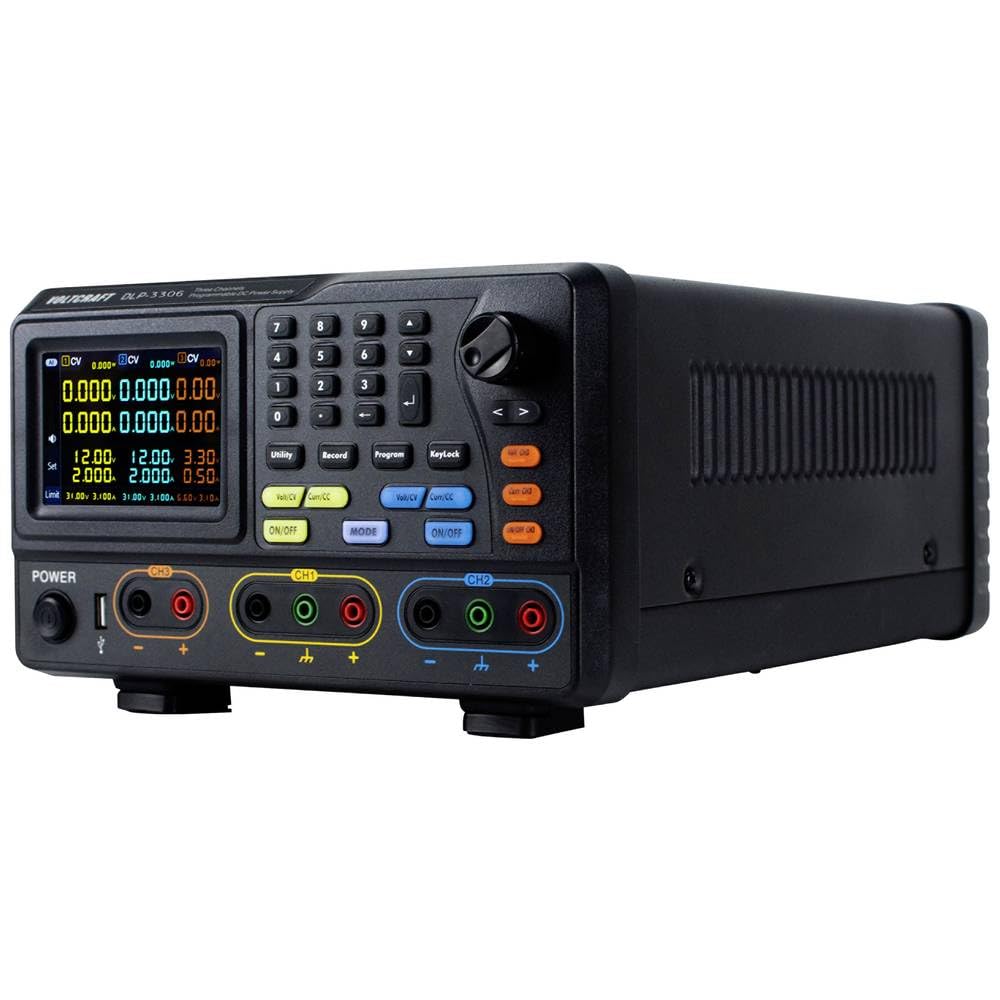 VOLTCRAFT DLP-3306 Labornetzgerät linear geregelt 0-30 V 0-6 A 378 W RS-232, USB, LAN Slave-Funktion Anzahl Ausgäng