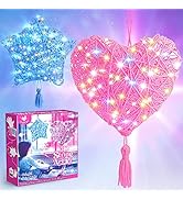 EUCOCO Geschenke für Mädchen, 3D String Art Kit für Kinder Bastelset ab 6-14 Jahre Spiele Laterne