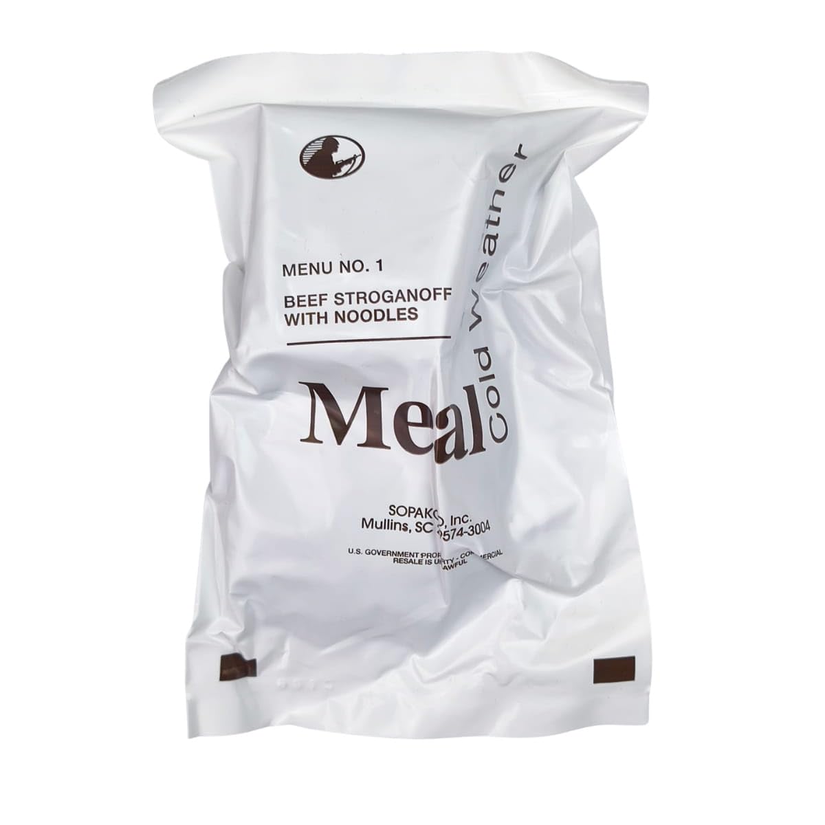 Original US MRE Cold Weather Tagesration BW Army Menü Notration Armee Essen (Rindfleisch Stroganoff mit Nudeln)