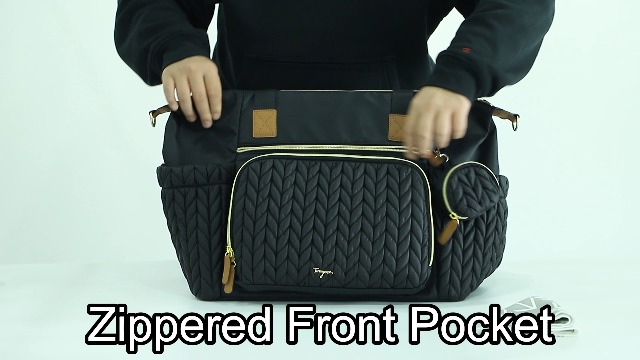 Tonyeee Sac à Dos à Langer Extensible 25-37L - Avec Matelas à Langer Et Sangles Poussette
