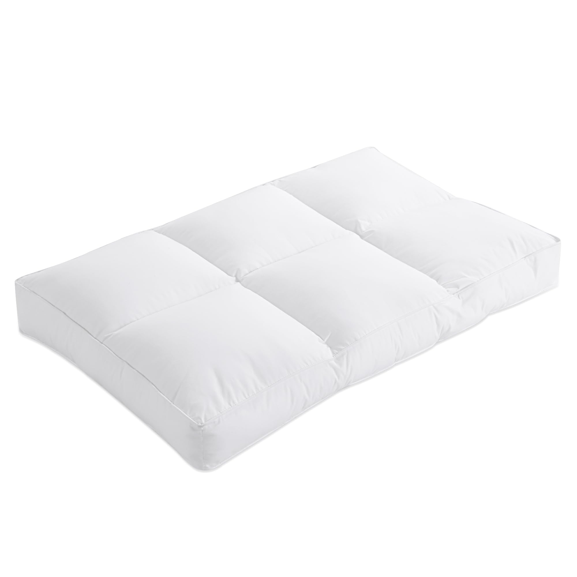 HOMBYS Ultra Thin Stomach Sleeper Pillows Standard Size,Slim Flat Pillow for Back Sleeper,Soft Bed Pillow for Sleeping,100% Cotton Shell Down Alternative Pancake Pillow,Best Low Pillow,Only 2.75 inch