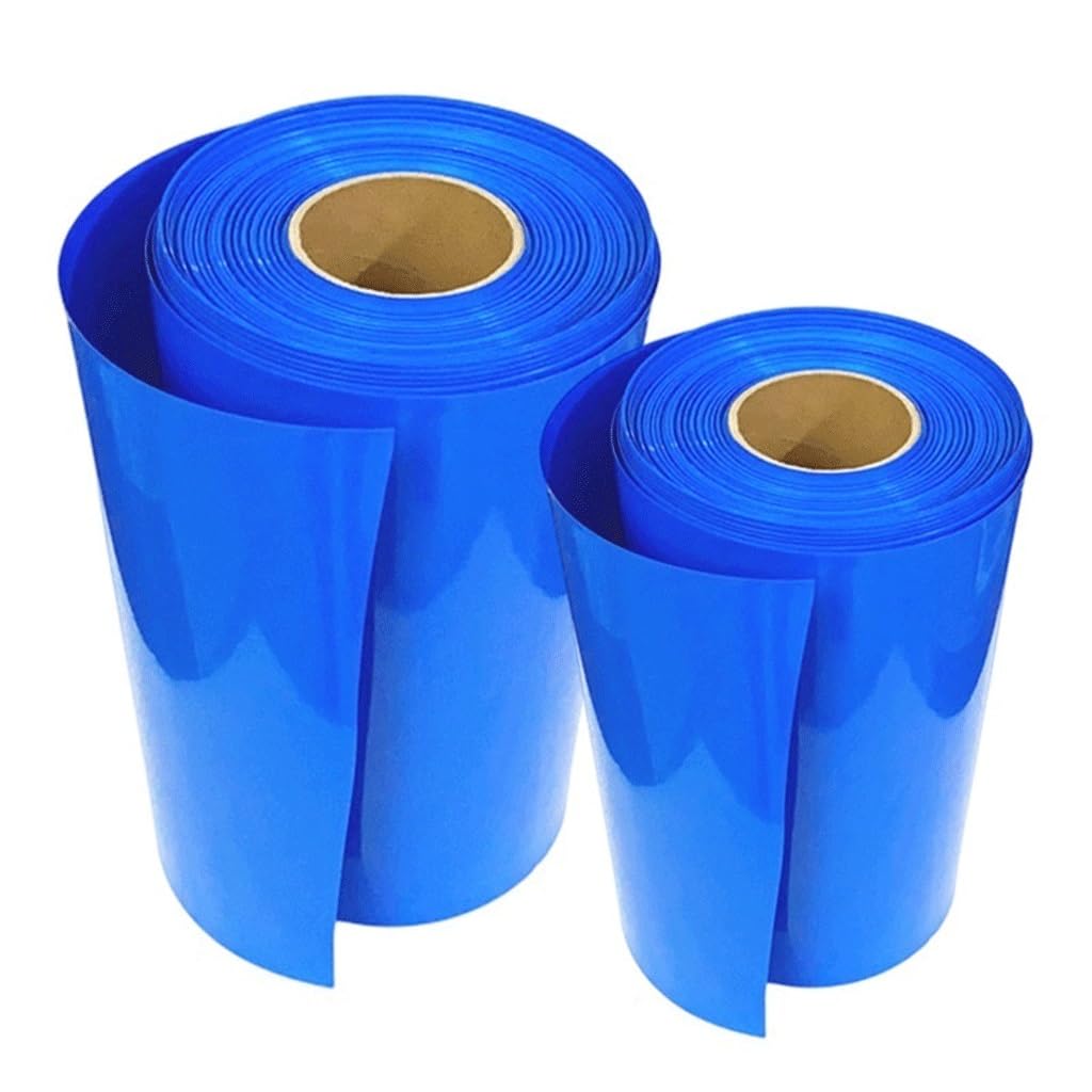Rurka termokurczliwa, Rurka termokurczliwa PVC 1M, niebieska koszulka, rurki zabezpieczające przed uszkodzeniami mechanicznymi(70MM)
