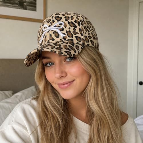 Gorra beisbolera ajustable con moño clásico para mujer miniatura 2