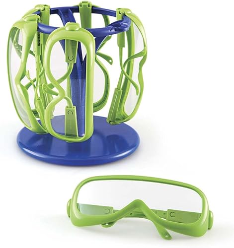 Miniatura 5 de Learning Resources Gafas de seguridad científica con soporte, ciencia preescolar, juego de 6, a partir de 3 años