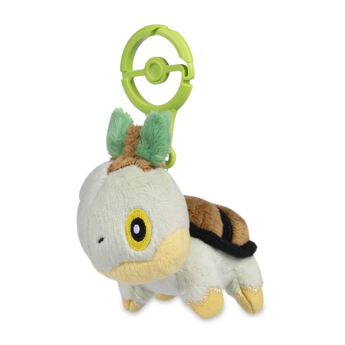 Pokémon Unisex Multicolor Center: Turtwig Adventure Partners Plush Key Chain, S