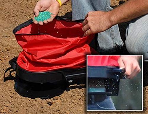 Earthway 2750 Hand-Operated Nylon Bag Spreader/Seeder, Perfect for Hilly and Wet Terrain, 25 Pounds Capacity, Made in America