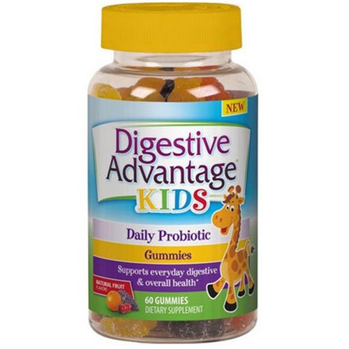 Digestive Advantage Probiotic Kids Gummies, 60 Count by Schiff/Bio Foods (Pack of 2)