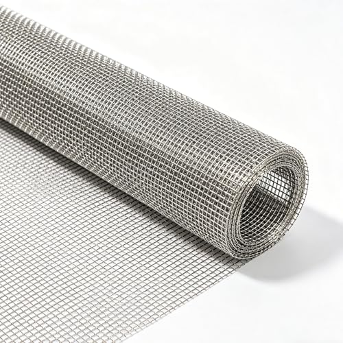 Image of 30 Mesh Stainless Steel Screen Mesh, 0.17mm Wire Diameter, 1m x 3m Woven Filter Mesh Sheet, Rust & Corrosion Resistant for Industrial Filtration, Kitchen, Garden, Vent Cover & DIY Projects