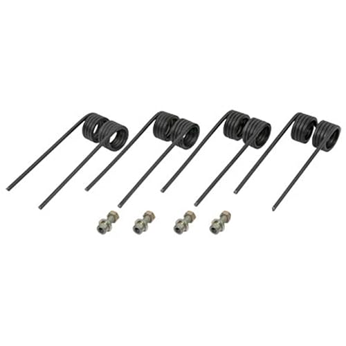 Miniatura 3 de AFH202304 4 Compatible con John Deere para JD Dientes de recogida de empacadoras redondas 446 447 448 456 457 458 +