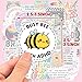60PCS ADHD Funny Sticker Pack, Neurodiversity Dopamine Humor Vinyl Waterproof Stickers for Laptop Water Bottle Phone Journal Skateboard Helmet, ADHD Awareness Decal Set for Teens Adults (2.5-3.5 Inch)