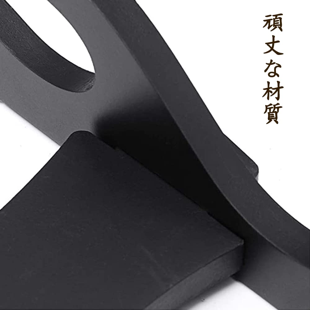 Amazon | 刀台 刀置き 横置き 刀掛け 6本用 鉄製 台座付き 多機能 横