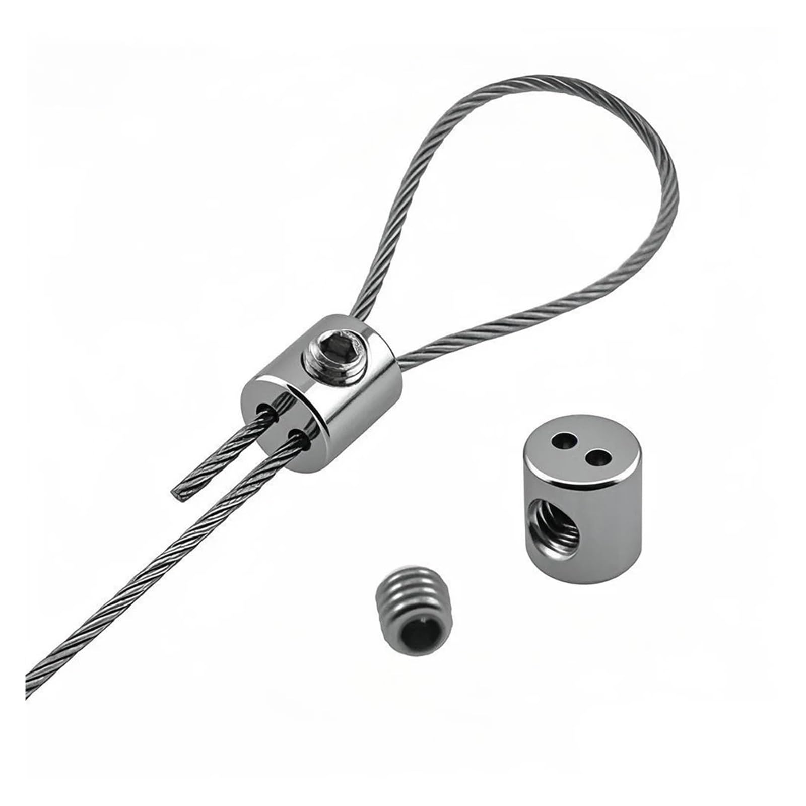 Serre-câble acier inoxydable quincaillerie fixe câble vis x10