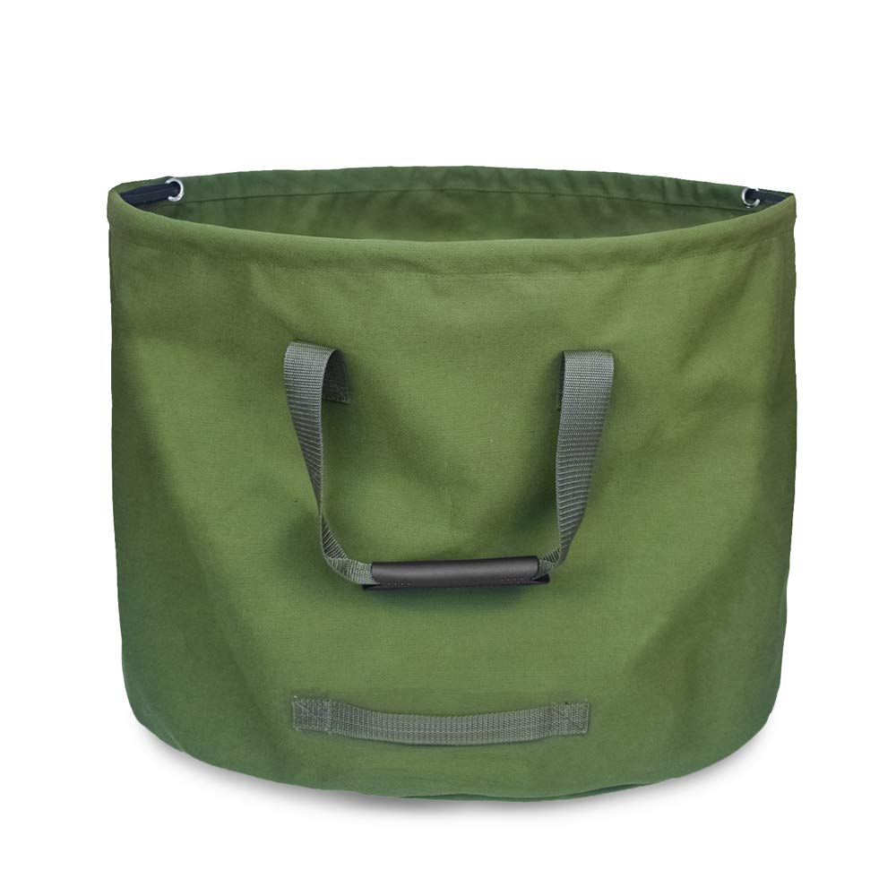 Pongnas Sac de Jardin Toile Réutilisable de Jardinage de Jardin Déchets 63 Gallons Verts