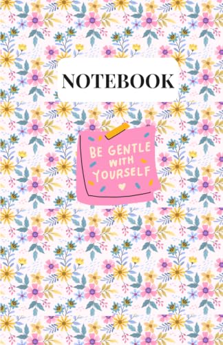 Notebook: 120 Page Lined Journal, Aesthetic Floral Cute Notebook for Women, Girls and School Students (5.5''x8.5'') image 2