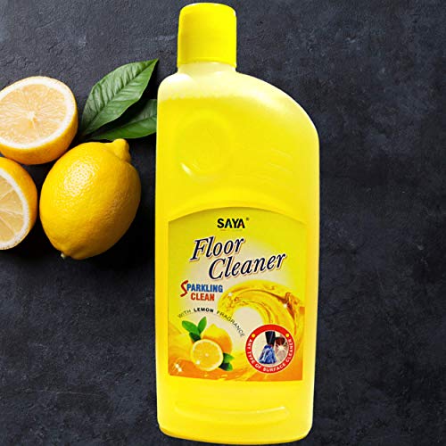 Image of Saya Floor Cleaner Liquid for Cleans and Shines to Tiles, Marble, Italian Floor & Surface Multi Purpose Cleaner - (Lemon - 1.5L)