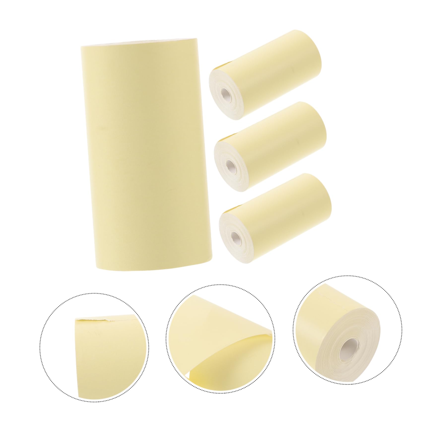Didiseaon 5 Series Térmico Para Impresión De Recibos Papel Térmico Para Hospitales Y Supermercados 4 Rollos*5