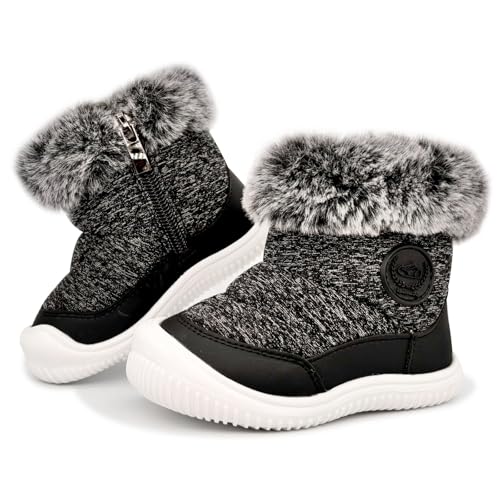 Baby Snow Boots Winter Warm Booties Infant Boys Girls Outdoor Sho...
