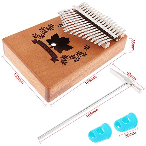 Zyj Piano Kalimba en Acajou de 17 Touches avec Instrument de Musique à Clavier Naturel avec Trou de Feuille d’érable - Les Beatles, Paul McCartney, John Lennon, RIngo Starr, George Harrison Zyj Piano Kalimba en Acajou de 17 Touches avec Instrument de Musique à Clavier Naturel avec Trou de Feuille d'érable – Image 3