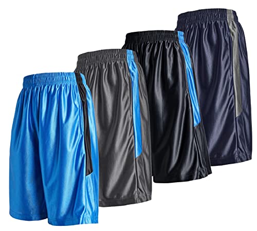 Image of Facitisu Men Basketball Shorts Athletic Quick Dry Gym Activewear Lightweight Shorts with Pocket