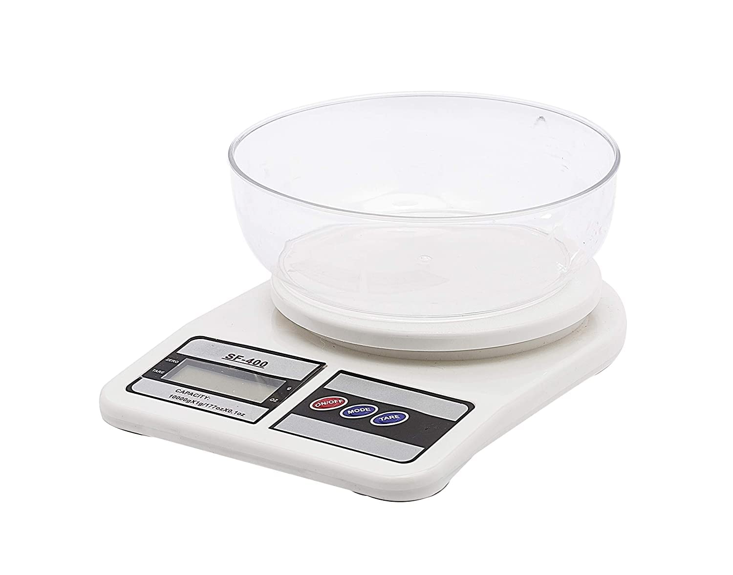 Electronic Digital Kitchen Scale - SF-400 , White