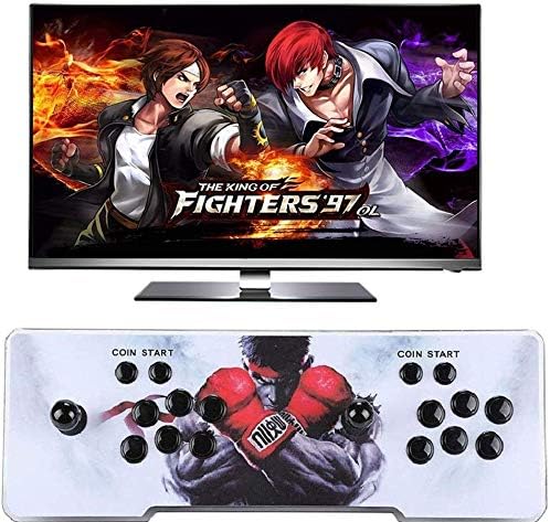 【4260 Games in 1】 Vemac 3D Pandoras Box with Full HD Arcade Console Upgraded CPU 2 Players Pandoras Box 9s Video Game Console with Arcade Joystick Support HDMI VGA USB