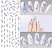 Produktbild Nail Art Wasser Transfer Sticker Nail Sticker Tattoo Feder - DS271 Nail Sticker Tattoo - FashionLife