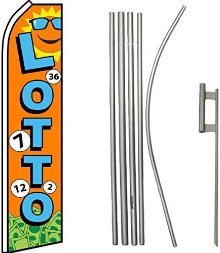 Lotto Super Flag & Pole Kit