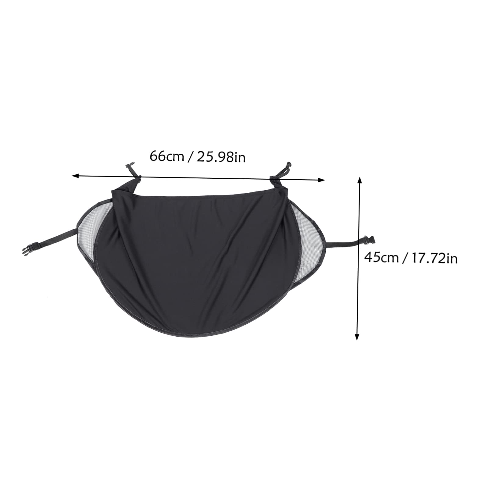 RORPOIR Stroller Sunscreen Shade Baby Stroller Canopy Portable Black Universal Design Easy Install Sun Protection