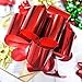 CT CRAFT LLC Gift Bows 22 PCS Set Multi Colored Assorted - Bow x 18 pcs + Kegg Roll x 4 pcs - Red/Gold/Green, Holiday Christmas Birthday Party Wrapping