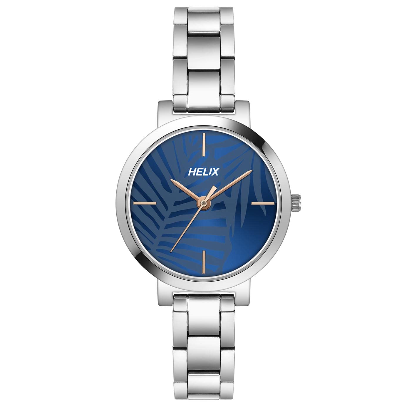 Helix Analog Blue Dial Womens Watch - TW041HL17 (B0BQY7GNTL) Amazon Price History, Amazon Price Tracker