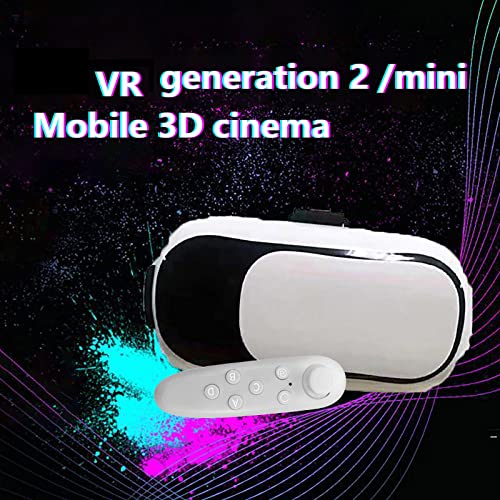 Vr Smart Glasses,3D Virtual Reality Headset Glasses,Wireless Bluetooth Connection For Android/Ios/Pc,For Movies & Video Games #TOP4