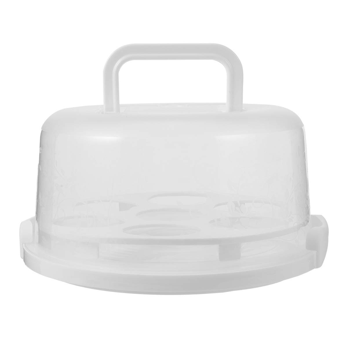 Cake Carrier With Lid And Handle - Cake Travel Container - Dome Reusable Airtight Case Transparent For Bakery Wedding Display: Containers