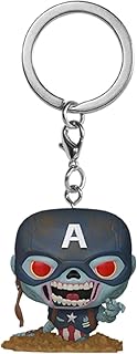 Comprar Funko Pop! Keychain: Marvel Zombies S4 – Zombie Captain America - Minifigura de Vinilo Coleccionable Llavero Original - Relleno de Calcetines - Idea de Regalo - Mercancia Oficial - Minifigura